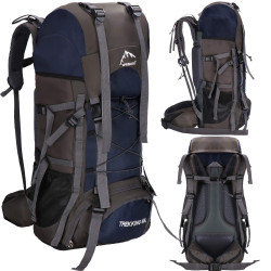 Trekový plecniak 90l SPRINGOS SUMMIT CS0130 sivý