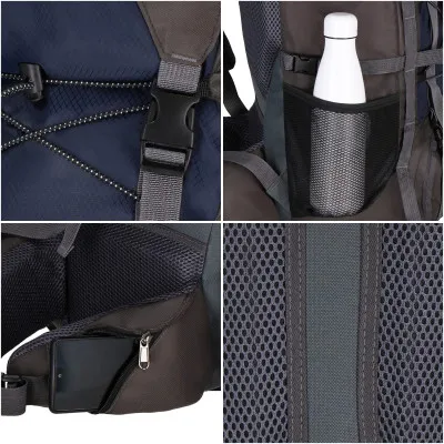 Trekový plecniak 90l SPRINGOS SUMMIT CS0130 sivý