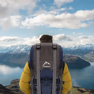 Trekový plecniak 90l SPRINGOS SUMMIT CS0130 sivý