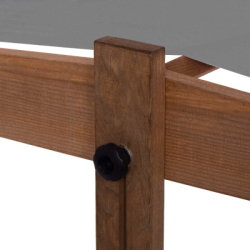 Detské pieskovisko so strieškou 120x120 cm SPRINGOS + podložka