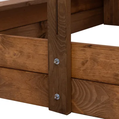 Detské pieskovisko so strieškou 120x120 cm SPRINGOS + podložka