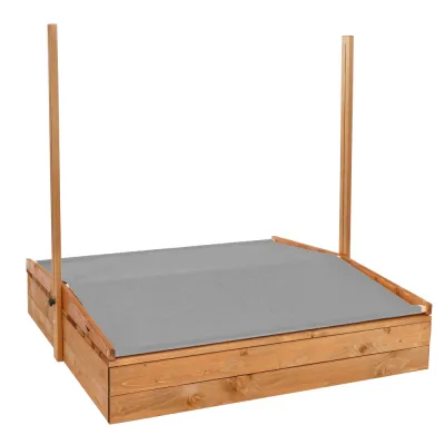 Detské pieskovisko so strieškou 120x120 cm SPRINGOS + podložka