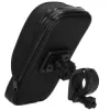 Taška na riadidlá bicykla s puzdrom na telefón SPRINGOS BA0093 čierna