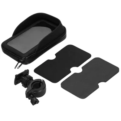 Taška na riadidlá bicykla s puzdrom na telefón SPRINGOS BA0093 čierna