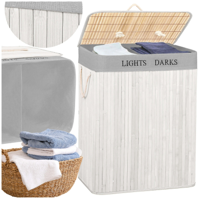 HA7504 BAMBUSOVÝ KÔŠ NA BIELIZEŇ