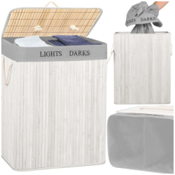 HA7504 BAMBUSOVÝ KÔŠ NA BIELIZEŇ