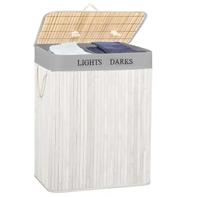 HA7504 BAMBUSOVÝ KÔŠ NA BIELIZEŇ