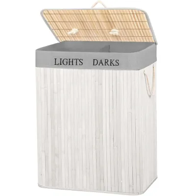 HA7504 BAMBUSOVÝ KÔŠ NA BIELIZEŇ