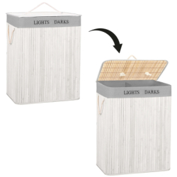 HA7504 BAMBUSOVÝ KÔŠ NA BIELIZEŇ