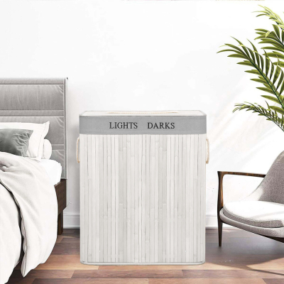 HA7504 BAMBUSOVÝ KÔŠ NA BIELIZEŇ