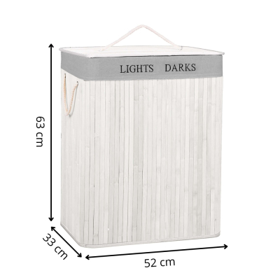 HA7504 BAMBUSOVÝ KÔŠ NA BIELIZEŇ