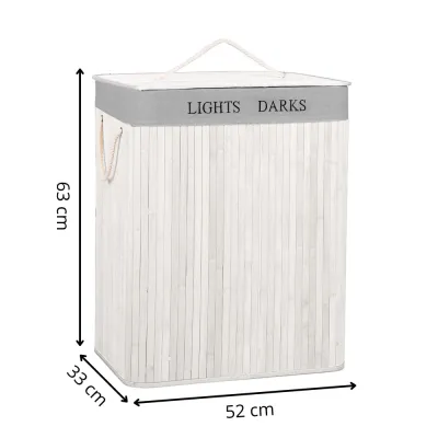 HA7504 BAMBUSOVÝ KÔŠ NA BIELIZEŇ