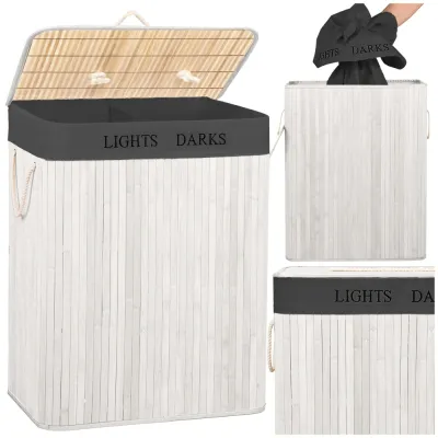 HA7505 BAMBUSOVÝ KÔŠ NA BIELIZEŇ