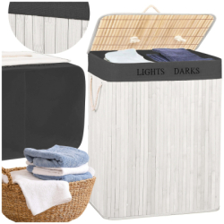 HA7505 BAMBUSOVÝ KÔŠ NA BIELIZEŇ