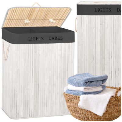 HA7505 BAMBUSOVÝ KÔŠ NA BIELIZEŇ