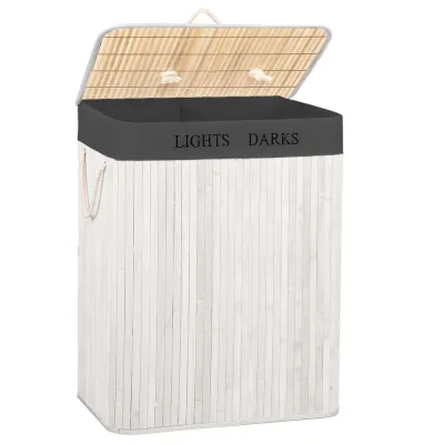 HA7505 BAMBUSOVÝ KÔŠ NA BIELIZEŇ