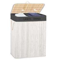 HA7505 BAMBUSOVÝ KÔŠ NA BIELIZEŇ