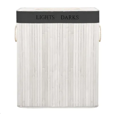 HA7505 BAMBUSOVÝ KÔŠ NA BIELIZEŇ