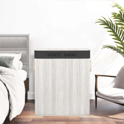 HA7505 BAMBUSOVÝ KÔŠ NA BIELIZEŇ