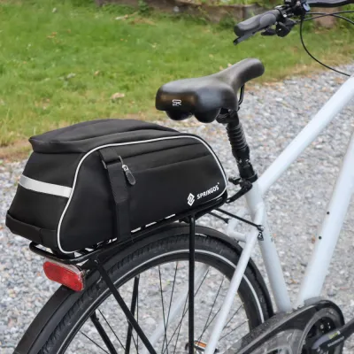 Taška na zadný nosič kolesa SPRINGOS BA0092 čierna