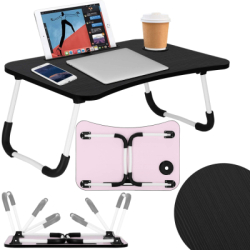 Stolík na notebook SPRINGOS HUB HA4010 čierny