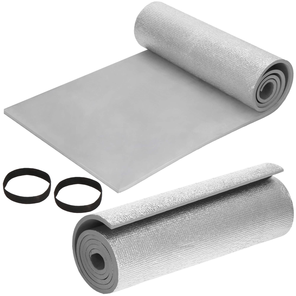 Hliníková karimatka 180x50 cm SPRINGOS SOLARIS sivá