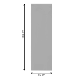 Hliníková karimatka 180x50 cm SPRINGOS SOLARIS sivá