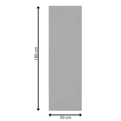 Hliníková karimatka 180x50 cm SPRINGOS SOLARIS sivá