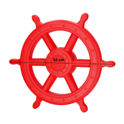 Kapitánske kormidlo 53 cm SPRINGOS KG0038 červené