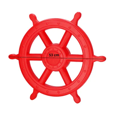 Kapitánske kormidlo 53 cm SPRINGOS KG0038 červené