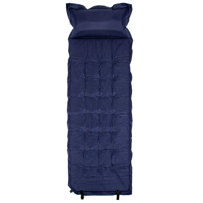 Samonafukovacia karimatka s vankúšom 193x66x3, 5 cm SPRINGOS TERRA modrá