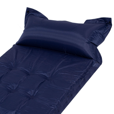 Samonafukovacia karimatka s vankúšom 193x66x3, 5 cm SPRINGOS TERRA modrá