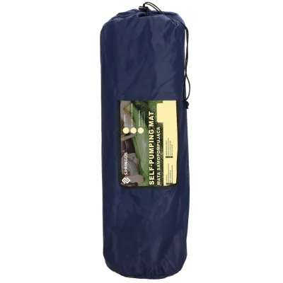 Samonafukovacia karimatka s vankúšom 193x66x3, 5 cm SPRINGOS TERRA modrá