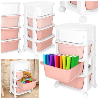 Skrinka na kolieskach 4 zásuvky SPRINGOS HA0212