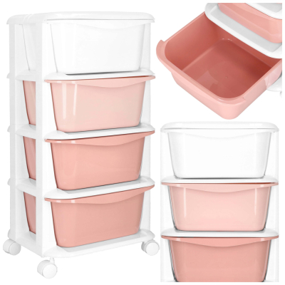 Skrinka na kolieskach 4 zásuvky SPRINGOS HA0212