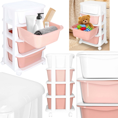 Skrinka na kolieskach 4 zásuvky SPRINGOS HA0212