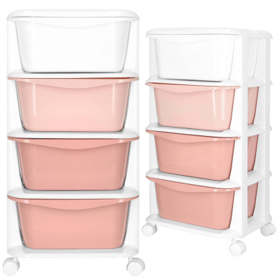 Skrinka na kolieskach 4 zásuvky SPRINGOS HA0212