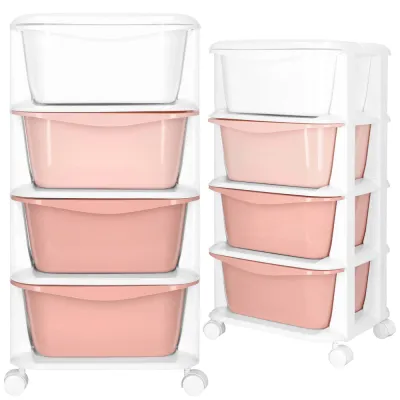 Skrinka na kolieskach 4 zásuvky SPRINGOS HA0212