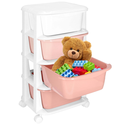 Skrinka na kolieskach 4 zásuvky SPRINGOS HA0212