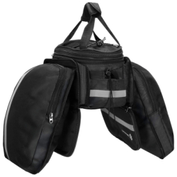 Taška na zadný nosič kolesa SPRINGOS BA0091 čierna