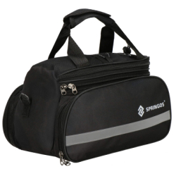 Taška na zadný nosič kolesa SPRINGOS BA0091 čierna