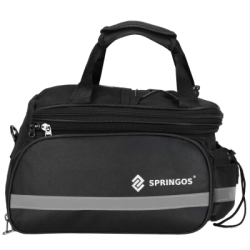 Taška na zadný nosič kolesa SPRINGOS BA0091 čierna
