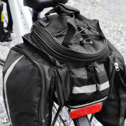 Taška na zadný nosič kolesa SPRINGOS BA0091 čierna