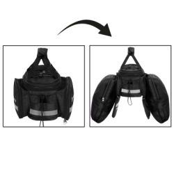 Taška na zadný nosič kolesa SPRINGOS BA0091 čierna