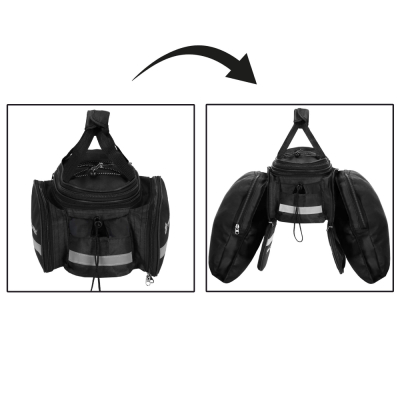 Taška na zadný nosič kolesa SPRINGOS BA0091 čierna