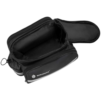 Taška na zadný nosič kolesa SPRINGOS BA0091 čierna
