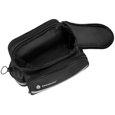 Taška na zadný nosič kolesa SPRINGOS BA0091 čierna