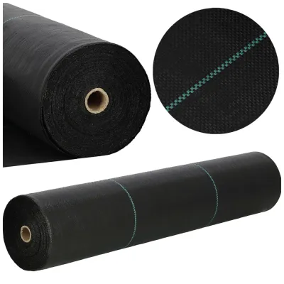 Agrotextília proti burine 1,1mx 50m ultra pevná SPRINGOS AG0047 čierna