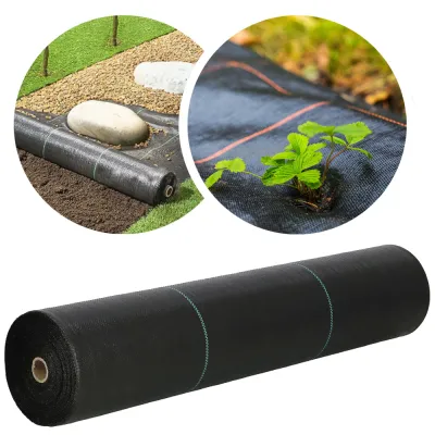 Agrotextília proti burine 1,1mx 50m ultra pevná SPRINGOS AG0047 čierna