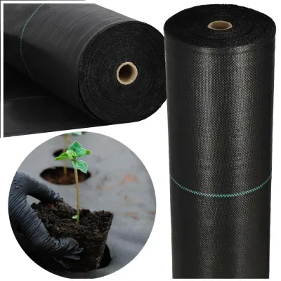 Agrotextília proti burine 1,1mx 50m ultra pevná SPRINGOS AG0047 čierna